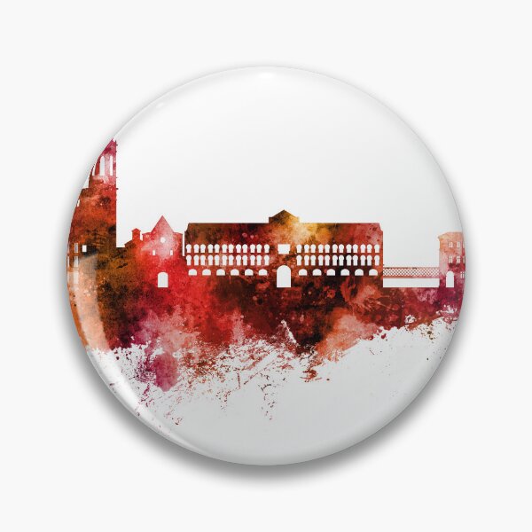 Item preview, Girona Spain Skyline designed and sold by ArtPrints.