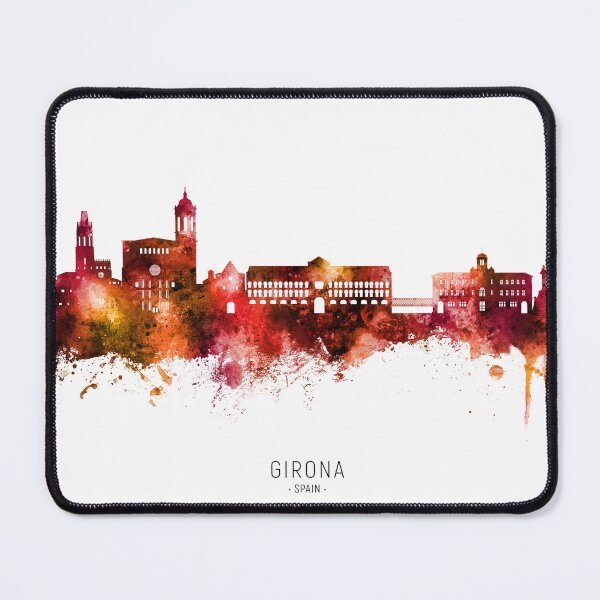 Artikelvorschau, Girona Spain Skyline entworfen und verkauft von ArtPrints.