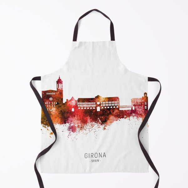 Item preview, Girona Spain Skyline designed and sold by ArtPrints.