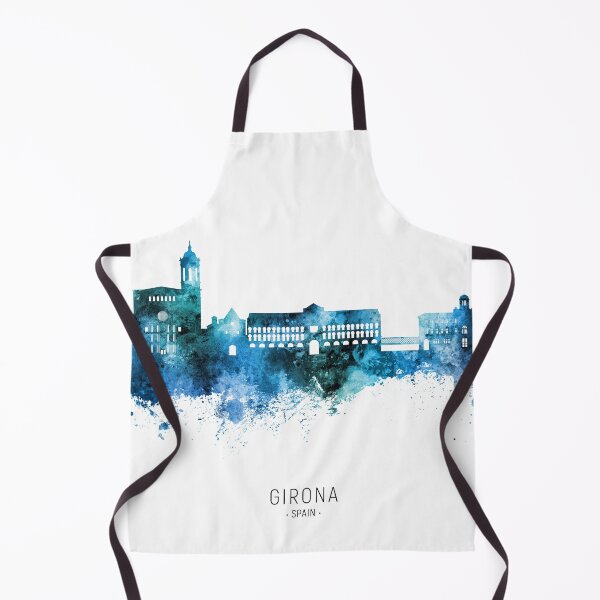 Item preview, Girona Spain Skyline designed and sold by ArtPrints.