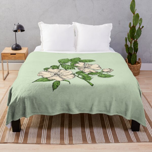 Item preview, Cream Flat Rose Bloom Single 1-7 Petals Almost Flat designed and sold by zenithcreative.