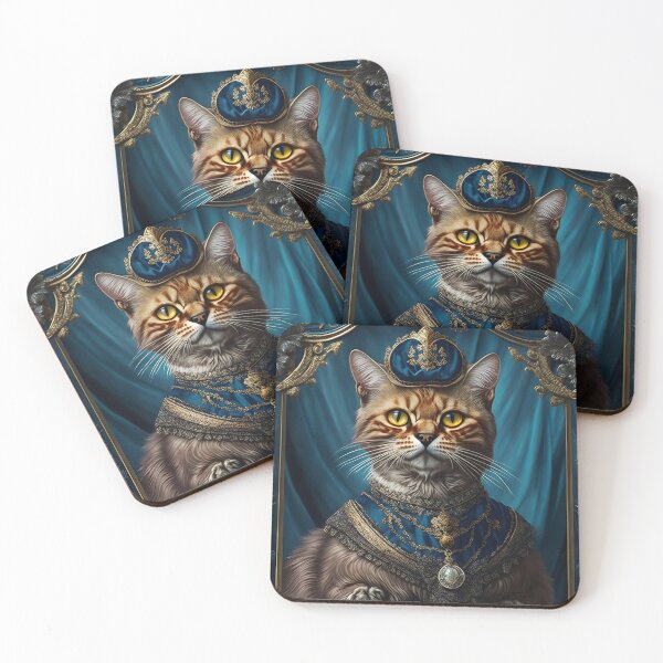 Item preview, Royal Cat Portrait -Royal Pet Portrait designed and sold by Tamas Das.