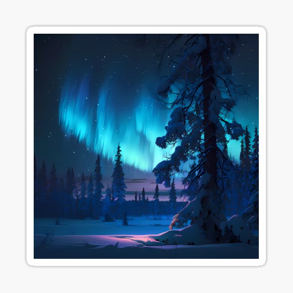 Aurora Borealis Northern Lights Sticker