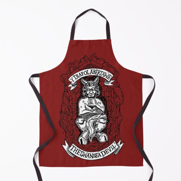 Item preview, The Swansea Devil - Y Diafol Abertawe - Linoprint Design designed and sold by GurdyBird.