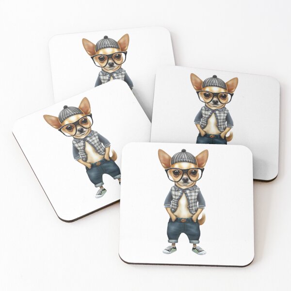 Item preview, Hipster Dog V68 designed and sold by HipsterAnimals.