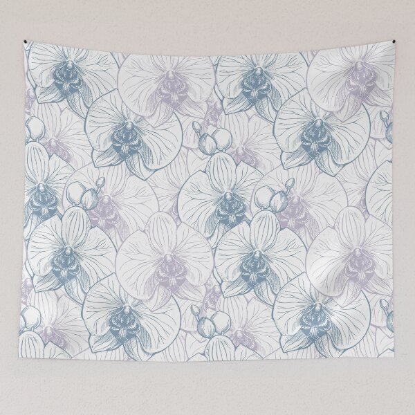Item preview, Pastel template with orchid flower  designed and sold by VaskanianArt.