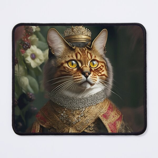 Item preview, Royal Cat Painting-Cat portrait painting designed and sold by Tamas Das.