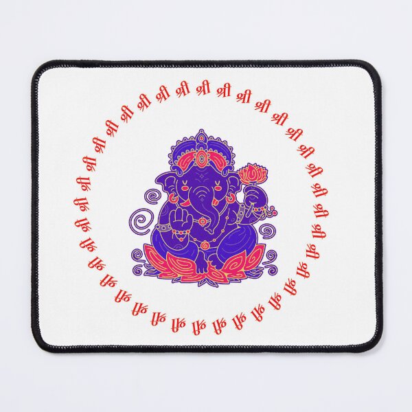 Item preview, Hindu God Lord Ganesh Illustration with Letter 'Shree' designed and sold by deepakrode7.
