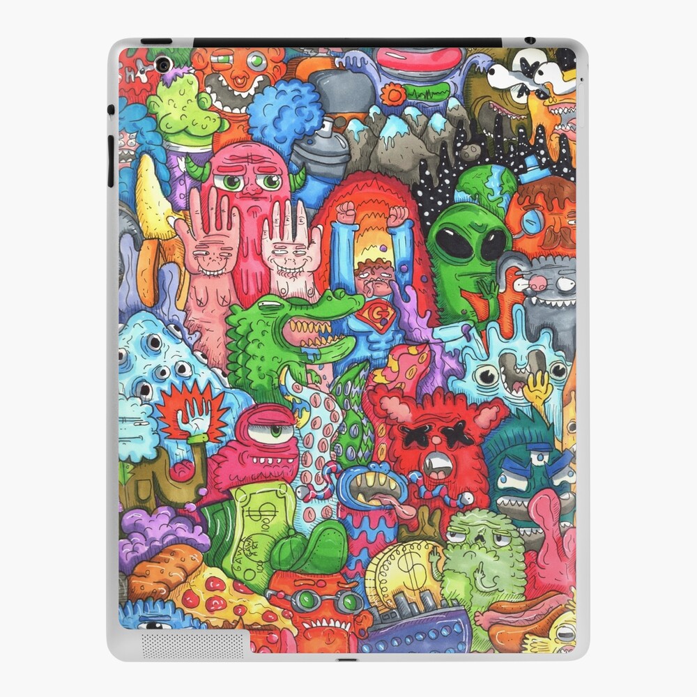 Art Supplies Doodles iPad Case & Skin for Sale by Iridescentflow