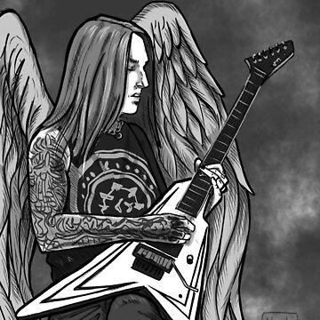 Artwork thumbnail, Alexi Laiho Children of Bodom by BlackOrchidArt