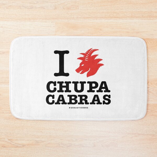 Item preview, I Love Chupacabras - White designed and sold by AreaStickers.