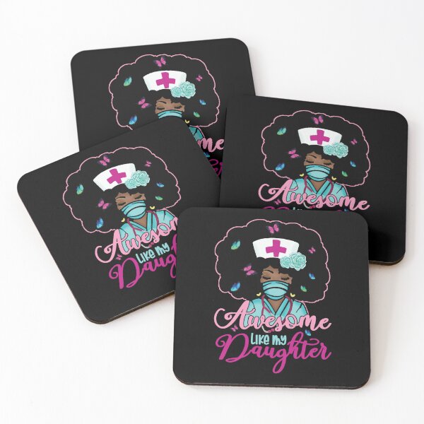 Item preview, Awesome Like My Daughter Graduating Nursing School Afro designed and sold by GravitiTees.