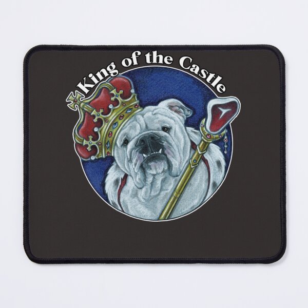 Item preview, King Of The Castle - Bulldog - Rounded Letters  designed and sold by LeahEbersbach.