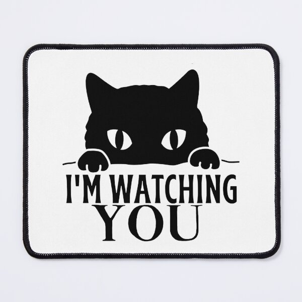 Item preview, Cat - I'm watching you designed and sold by nerokoboy.