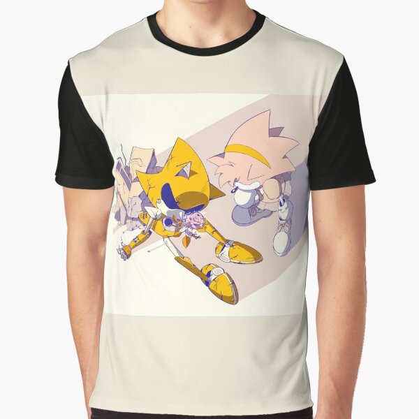 Vista previa del artículo con la obra «metal sonic y amy», diseñado y vendido por SenorFiredude.