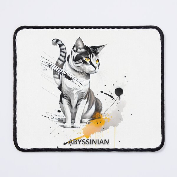 Item preview, Abyssinian cat brush sketch by CallisC Arts  designed and sold by CallisC-Arts.