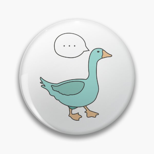 Item preview, Nothing to say anymore Blue Goose Birdlover designed and sold by ChillCozyCorner.