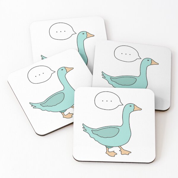 Item preview, Nothing to say anymore Blue Goose Birdlover designed and sold by ChillCozyCorner.