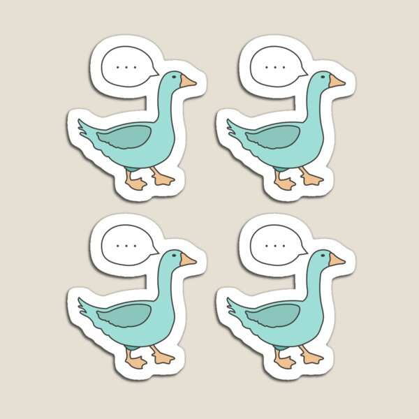 Item preview, Nothing to say anymore Blue Goose Birdlover designed and sold by ChillCozyCorner.