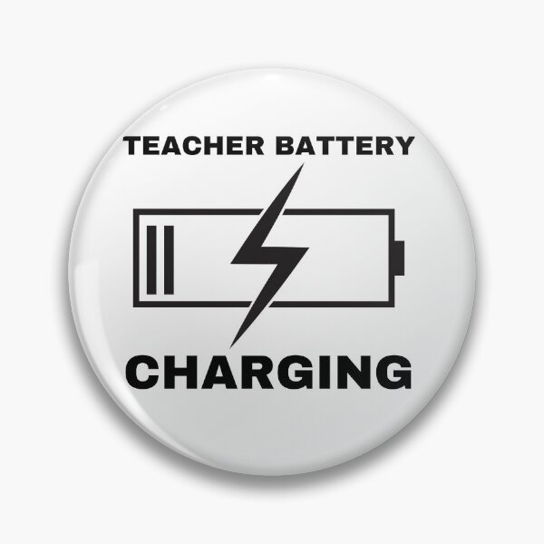Item preview, Teacher Battery Charging Funny Teacher Appreciation designed and sold by Vytrix.