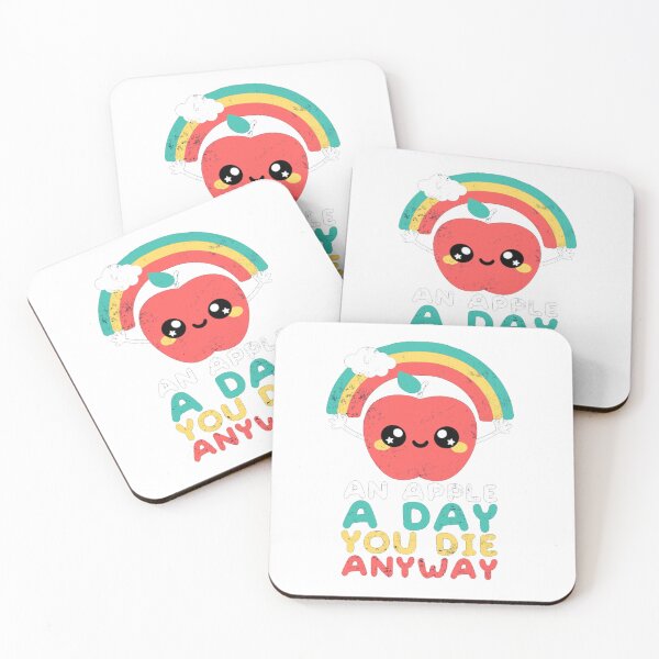 Item preview, an apple a day designed and sold by WeirdoStores.