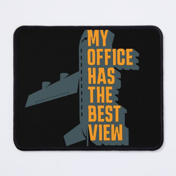Item preview, My office has the best view Aircrew Flightcrew Pilot Flight Attendant designed and sold by AviationArtists.
