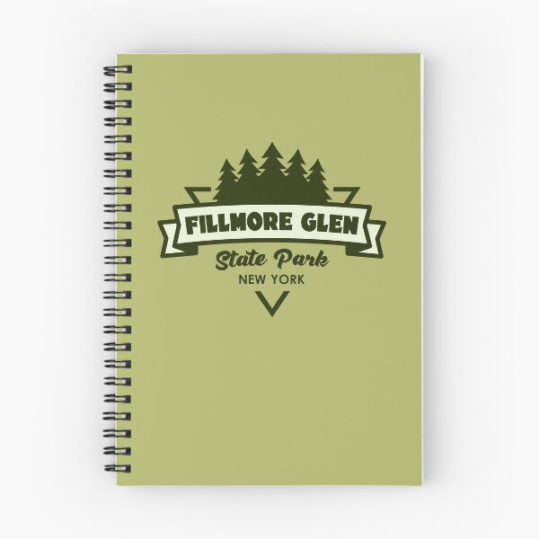 Item preview, Fillmore Glen State Park New York Trees And Ribbon designed and sold by bivenart.