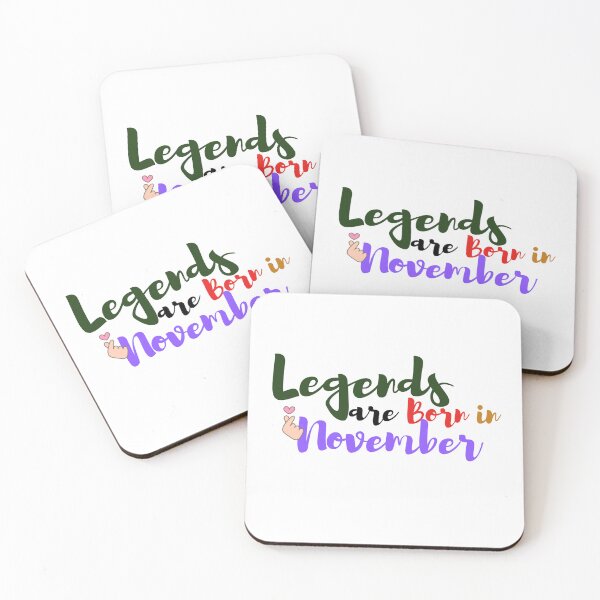 Item preview, Legends are Born in November designed and sold by Sanan Israyilli.