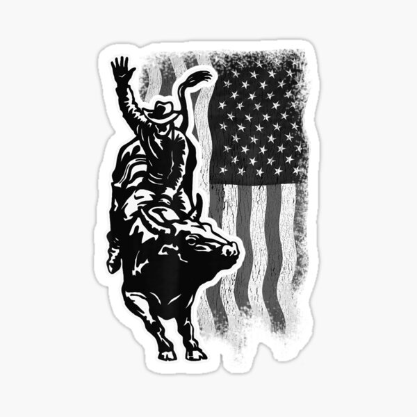 Lasso Cowboy Hat With Distressed American Flag PNG Cowgirl 