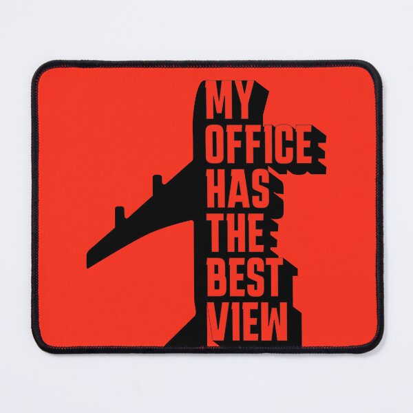Item preview, My office has the best view Aircrew Flightcrew Pilot Flight Attendant designed and sold by AviationArtists.