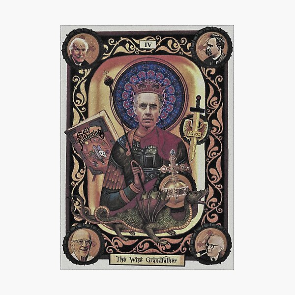 The Wise Grandfather (wall art) Photographic Print