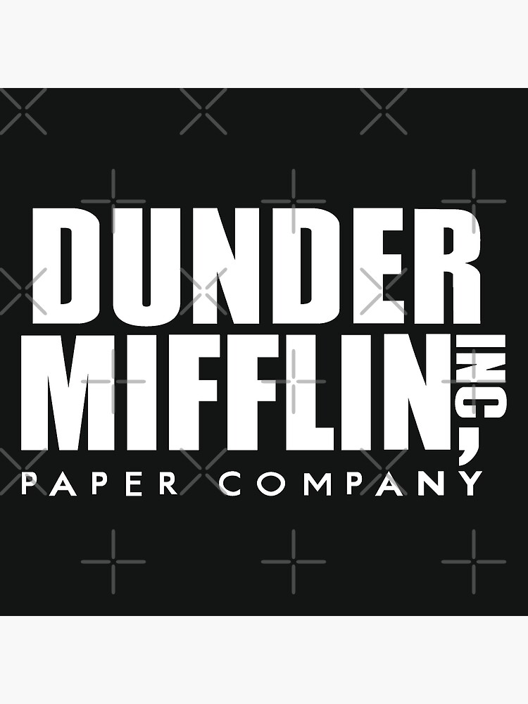 dunder mifflin computer wallpaper Greeting Card for Sale by jserazio1