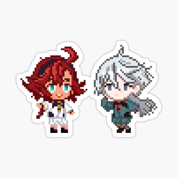 Item preview,  Mobile Suit Gundam The Witch From Mercury Pixel Art designed and sold by travelgorgor.