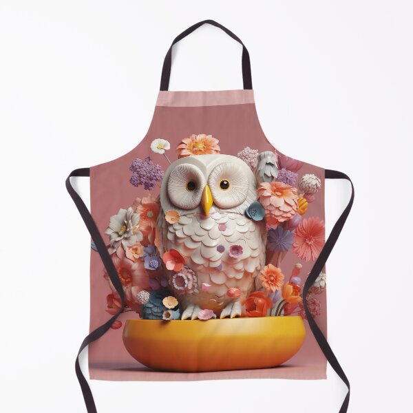 Item preview, White owl designed and sold by PoppinArtFox.