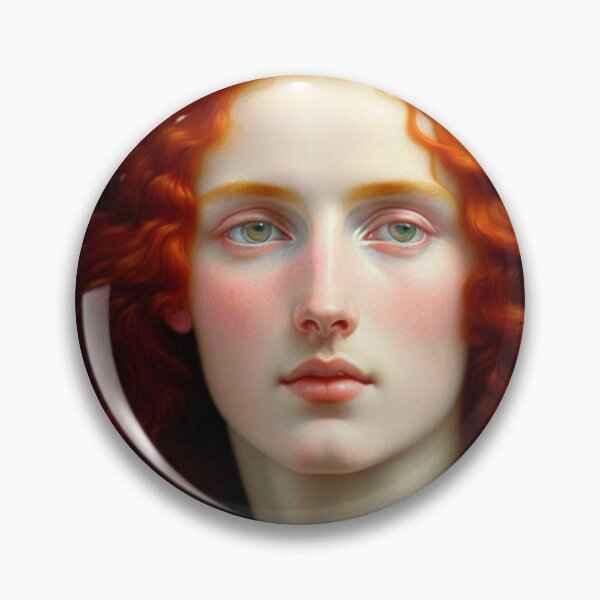 Item preview, Pre Raphaelite Oil Painting of a Young Beautiful Red Haired Woman designed and sold by KALEIDOSCOPE UK.