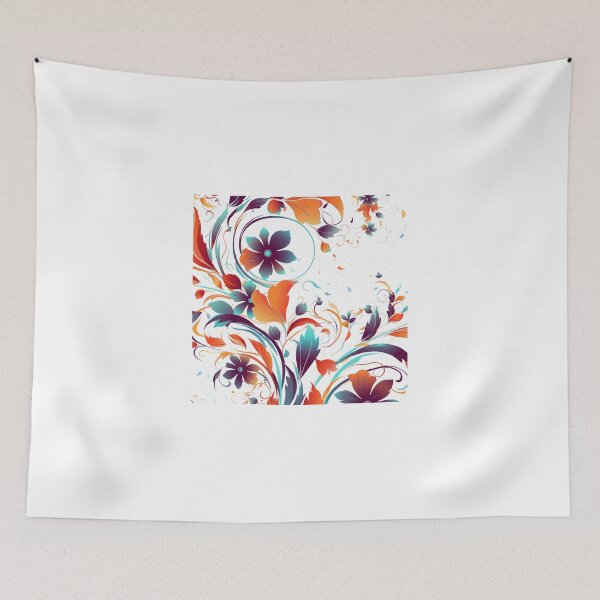 Item preview, Cool Abstract Floral Pattern designed and sold by lessyun.