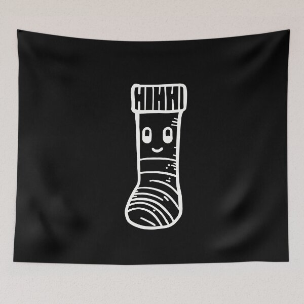 Item preview, LOST SOCK MEMORIAL DAY - CUTE AND HAPPY SOCKS MOTIVES WHITE designed and sold by Ascendence.