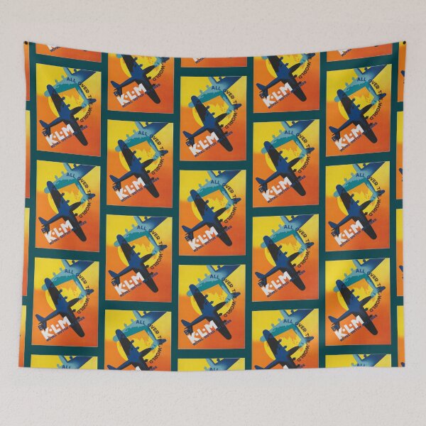 Item preview, KLM All Over the World Vintage  1930s  designed and sold by EveeZaller.
