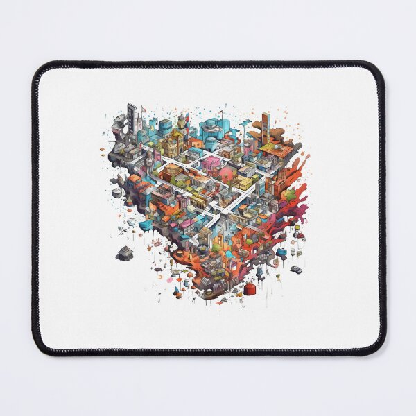 Item preview, Cool Graffiti Style City Map Pattern designed and sold by lessyun.