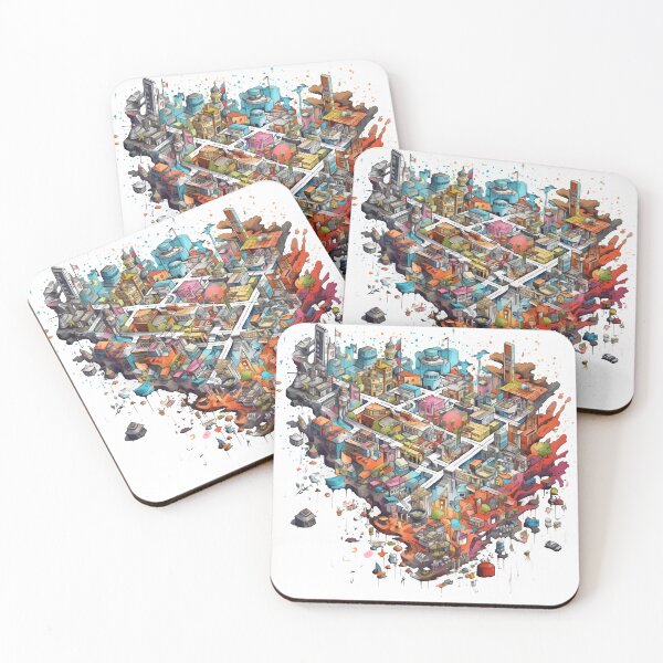 Item preview, Cool Graffiti Style City Map Pattern designed and sold by lessyun.