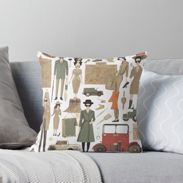 Item preview, Cool Vintage Fashion Element Pattern designed and sold by lessyun.