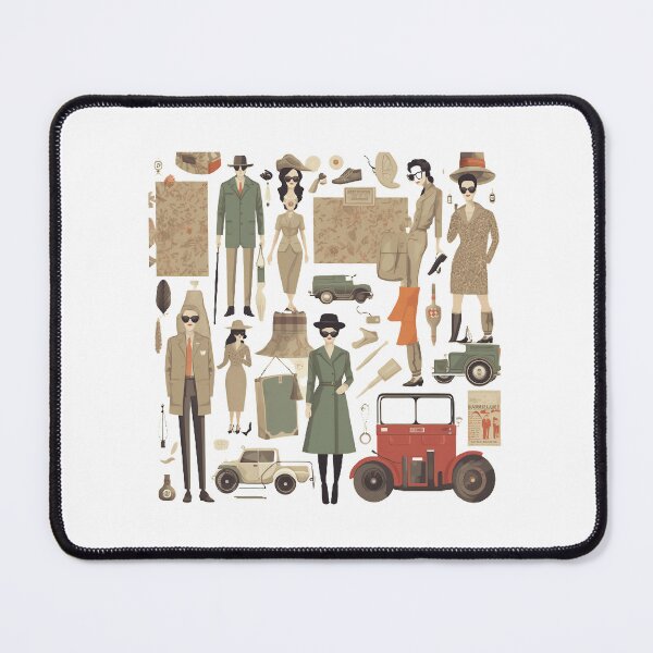 Item preview, Cool Vintage Fashion Element Pattern designed and sold by lessyun.