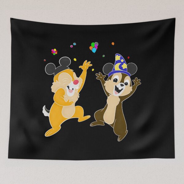 Artikelvorschau, Chip und Dale mit Mickey-Ohren entworfen und verkauft von AlleneRuecker.