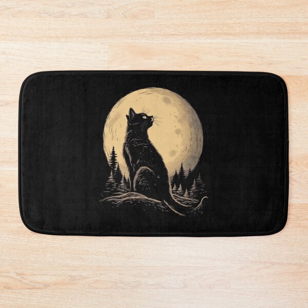 Item preview, Black Cat in Moonlight designed and sold by Diamaber.