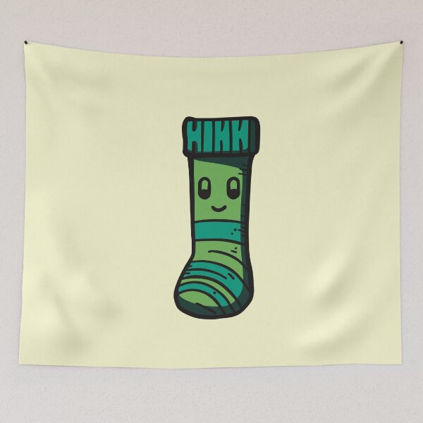 Item preview, LOST SOCK MEMORIAL DAY - CUTE AND HAPPY SOCKS MOTIVES GREEN designed and sold by Ascendence.