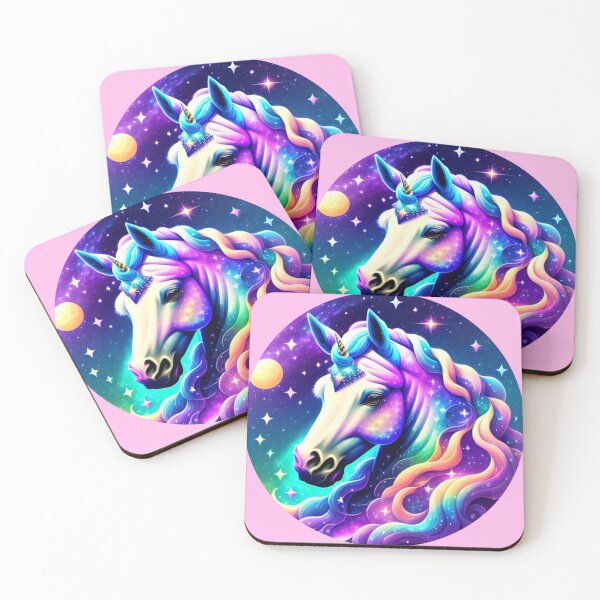 Item preview, Unicorn Lovers Gift Magical Fantasy Horse Art designed and sold by CyberArtWorld.