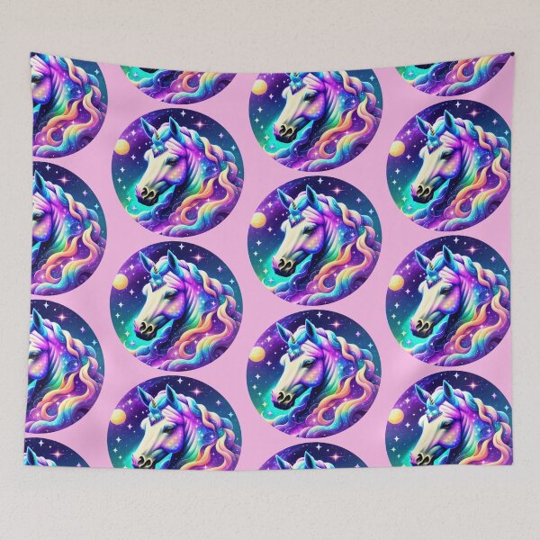 Item preview, Unicorn Lovers Gift Magical Fantasy Horse Art designed and sold by CyberArtWorld.