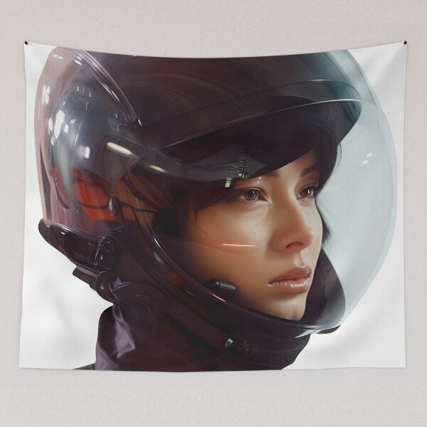Item preview, The girl with the helmet V designed and sold by SulacoLabs.