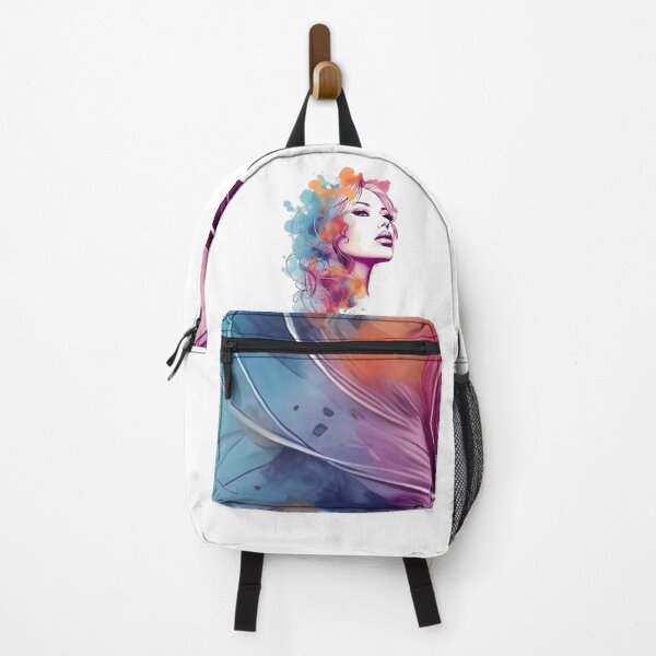 Item preview, Beautiful Butterfly Lady, Water Color Sticker designed and sold by AdiRemba.