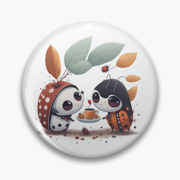 Item preview, Spring Coffee Date with Ladybugs designed and sold by hudaG.